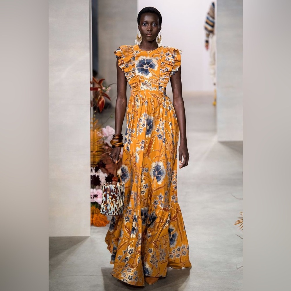 Ulla Johnson Amber Antoinette Gold Gown- Size 6
